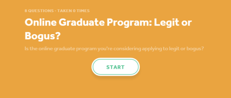 Online Graduate Program: Legit or Bogus?